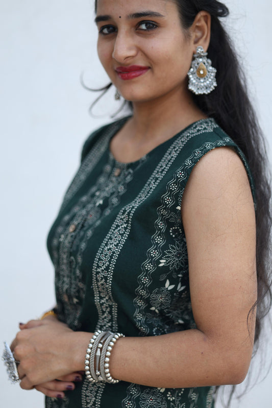 Emerald Ethnic Top
