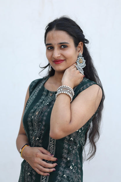 Emerald Ethnic Top